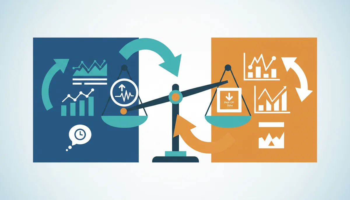 Conceptual illustration for Methodological Distinctions in Eurozone Consumer Survey Data