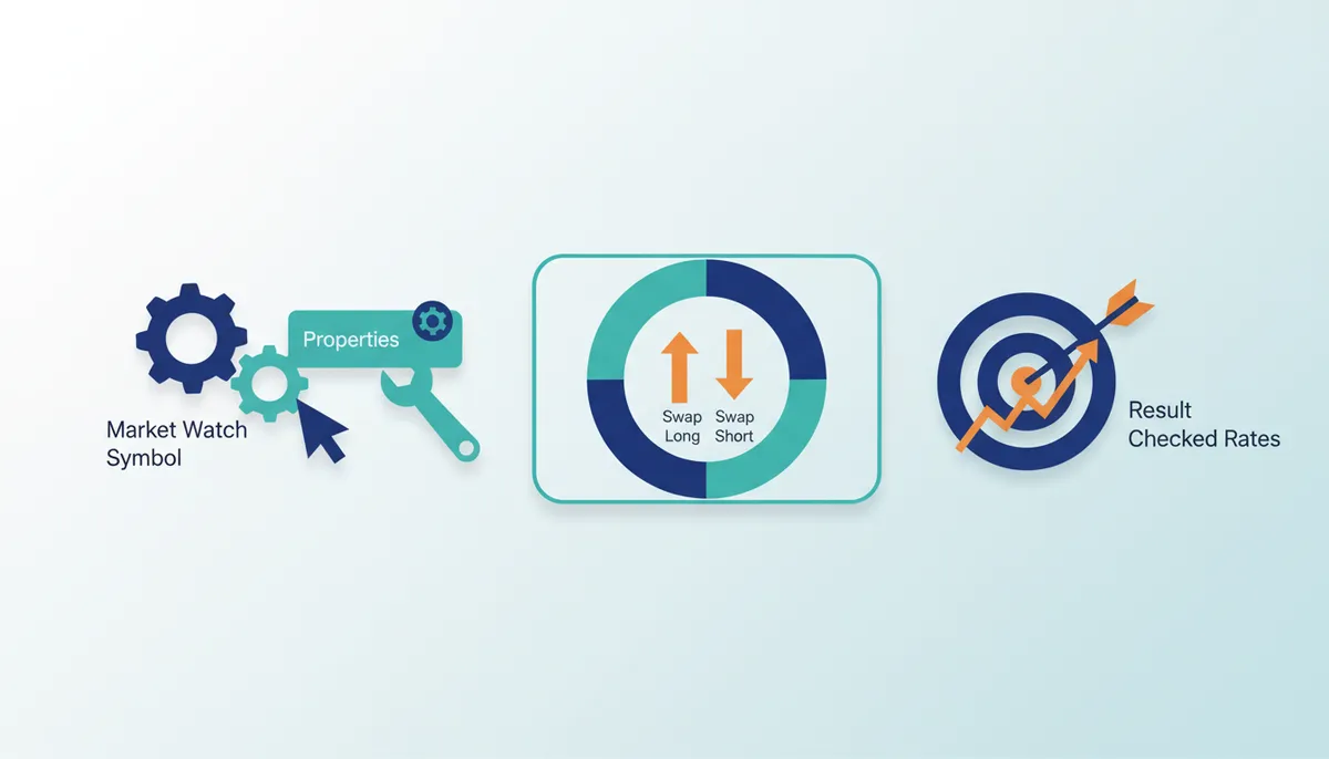 Conceptual illustration for Implementing a Low-Swap Trading Strategy with Verified Brokers