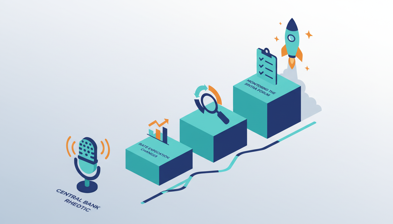 Conceptual illustration for Execution Framework for Monitoring Central Bank Signals