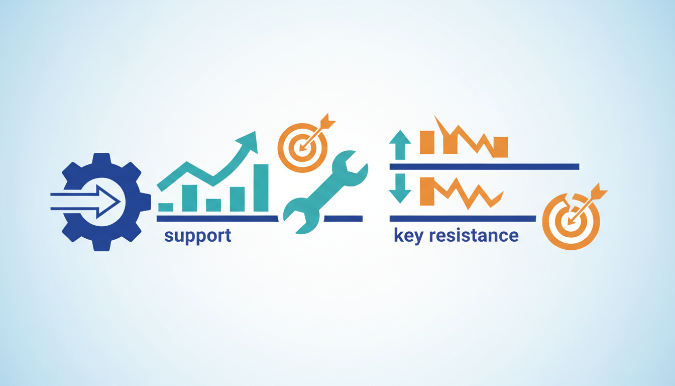 Conceptual illustration for Bullish and Bearish Scenarios Define Trading Ranges