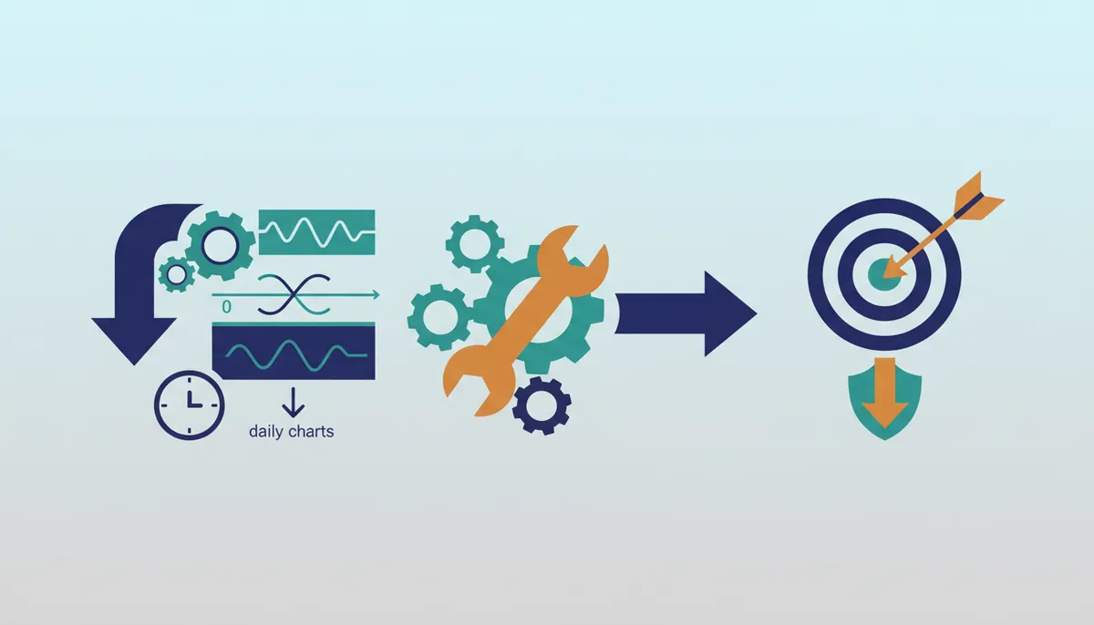 Conceptual illustration for Strategic Positioning for Bearish Trends and Reversal Points