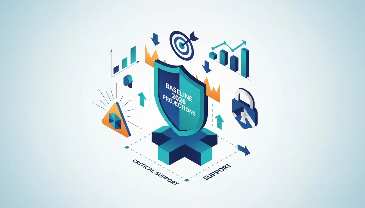 Conceptual illustration for Critical Price Levels and Baseline Projections