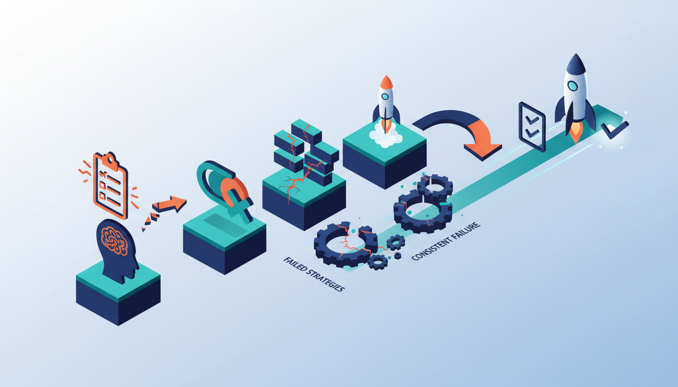 Conceptual illustration for Strategic Adaptation for Long-Term Trading Consistency